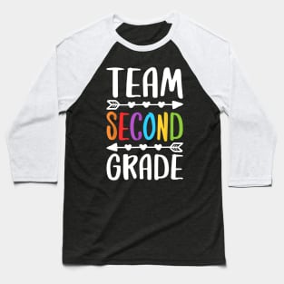 Team Second Grade T-Shirt 2nd Grade Teacher Student Gift Baseball T-Shirt